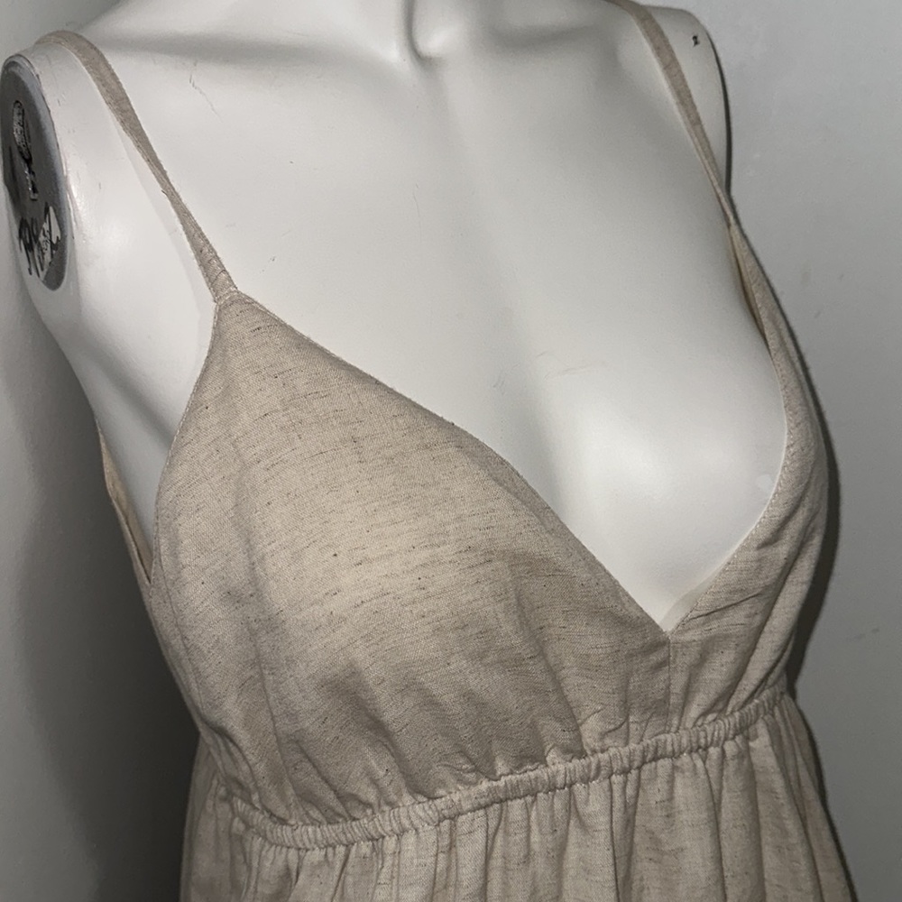 NWT LINEN BLEND DRESS - Picture 4 of 9